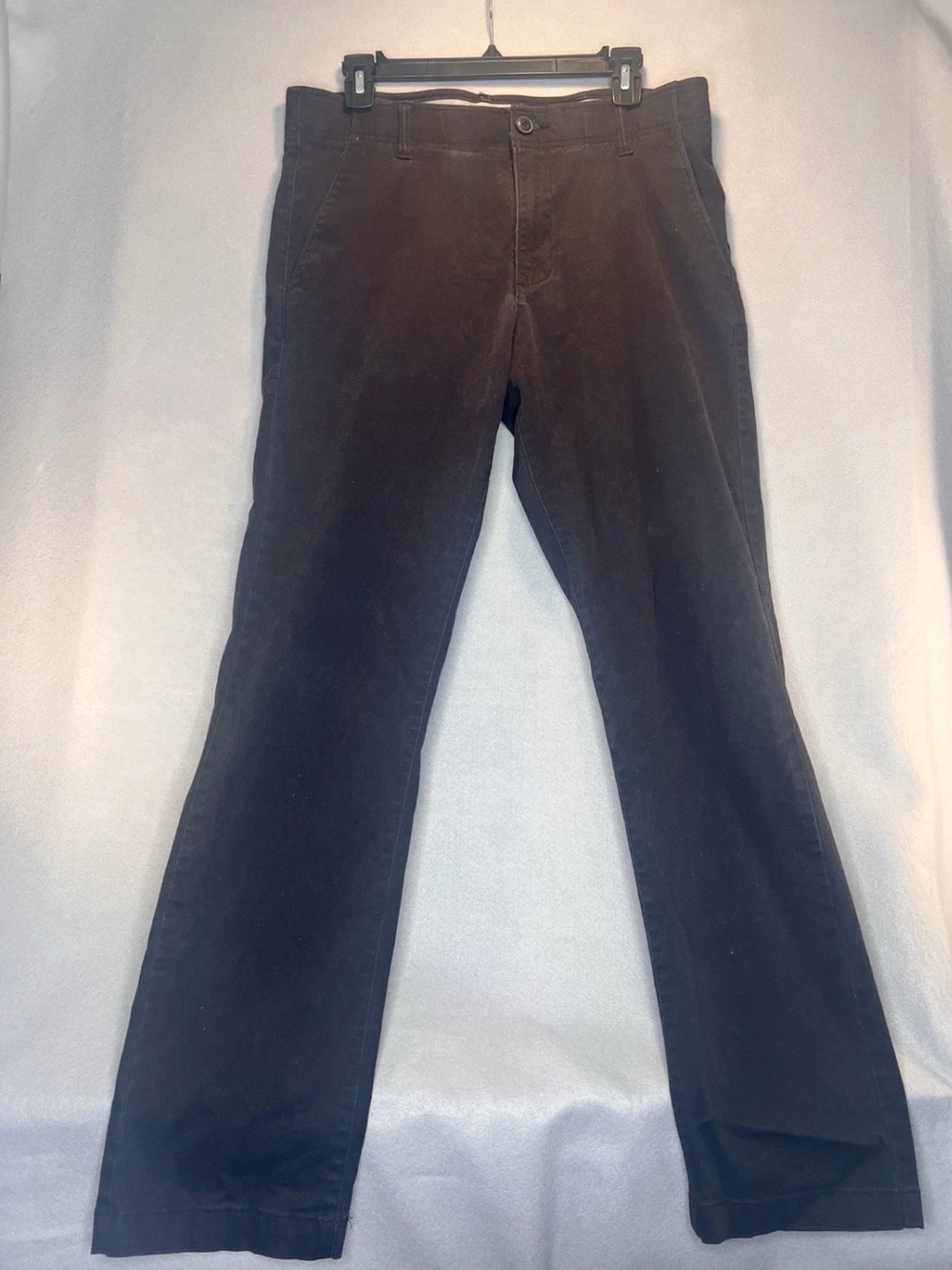Lee Slim Fit Mens Black Twill Pants Chino's 32x32 Stretch Waist Soft Casual